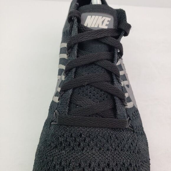 Nike Zoom Flyknit Streak Mens Size 7 Womens Sz 8.5 Black Sneaker Shoes 835994-01 main image 8